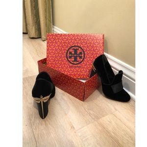 Tory burch heeled boots